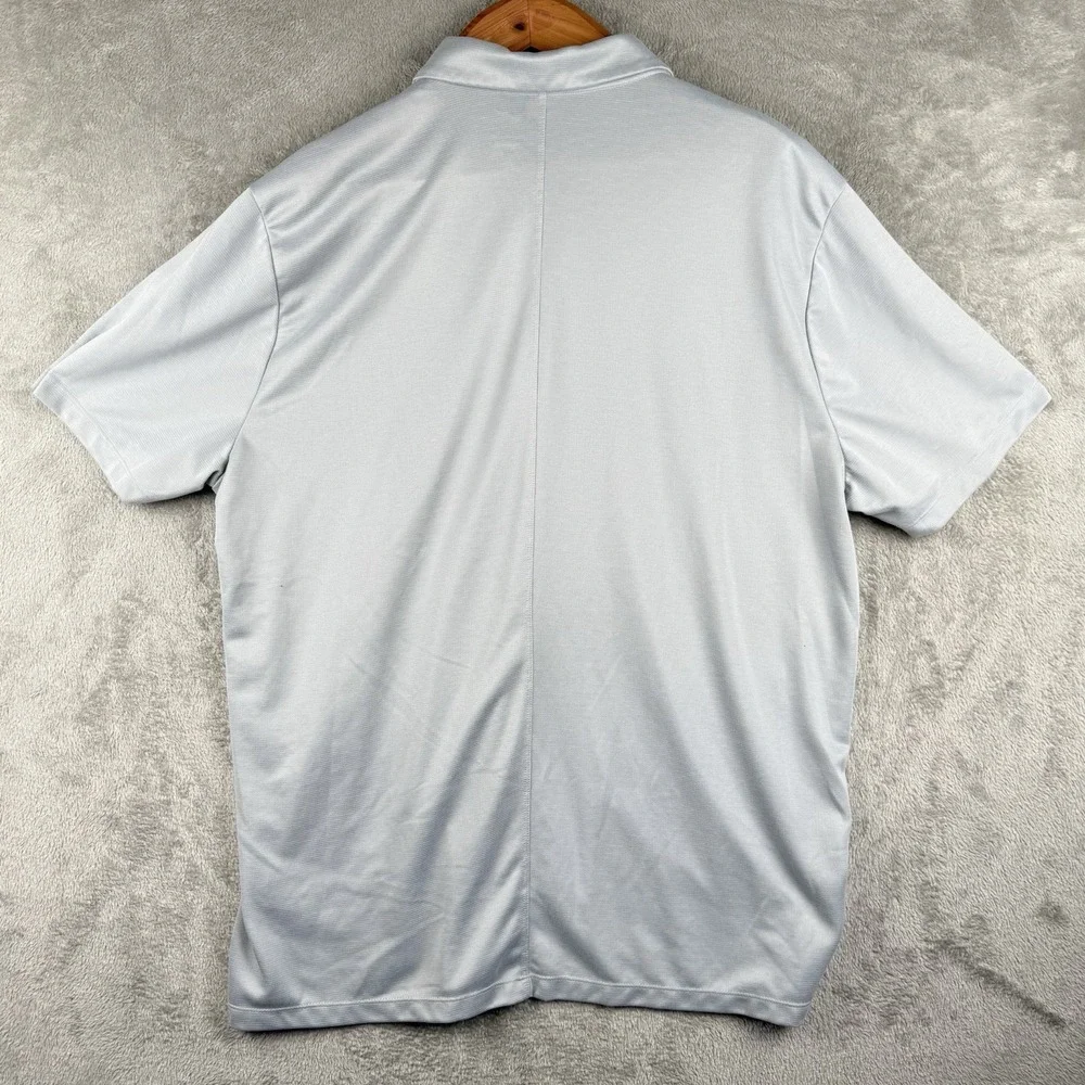 Nike Polo Shirt Mens 2XL Gray‎ Performance Dri-Fit Golf 75th Citrus Bowl Orlando